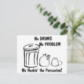 能普信の打楽器 ポストカード (スタンド正面)