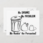 能普信の打楽器 ポストカード (正面/裏面)