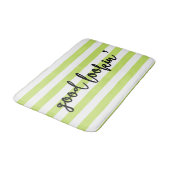 能書道 | ライムストライプバスマット バスマット (アングル)