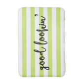 能書道 | ライムストライプバスマット バスマット (正面縦)