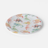 能美の恐竜のパーティープレート ペーパープレート (アングル)