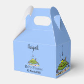 脂肪おもしろい空腹のグリーンフィッシュ魚釣り漫画 フェイバーボックス (裏面サイド)