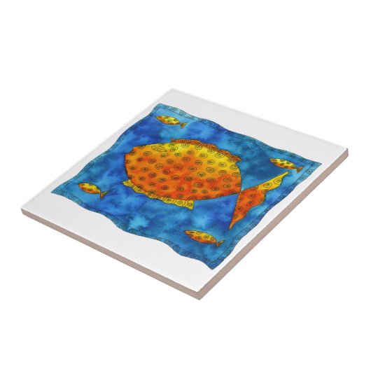 脂肪の魚 タイル (側面)