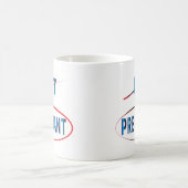 脂肪または妊娠、妊娠の暴露 コーヒーマグカップ (中央)