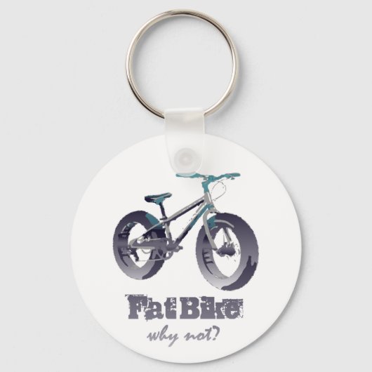 脂肪バイクなぜ脂肪やる気を起こさせるバイクと引用文しない キーホルダー (正面)