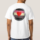 脂肪プライドメダリオン Tシャツ (裏面)