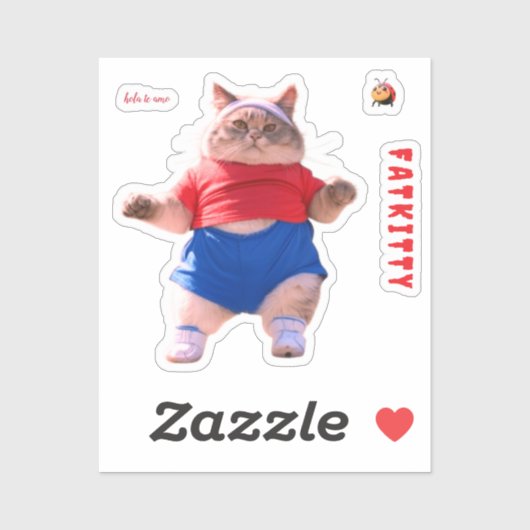 脂肪子猫シール シール (シート)