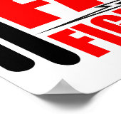 脂肪戦闘機 ポスター (角)