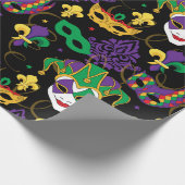 脂肪火曜マルディグラスカーニバル ラッピングペーパー (角)