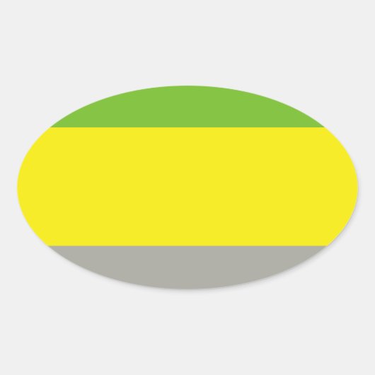 脂肪肝プライド 楕円形シール (正面)