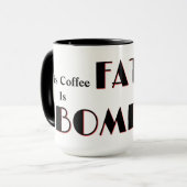 脂肪被爆コーヒーマグ マグカップ (正面左)