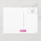 脂肪詰まりサンタおもしろいクリスマス踊り漫画 シーズンポストカード (裏面)