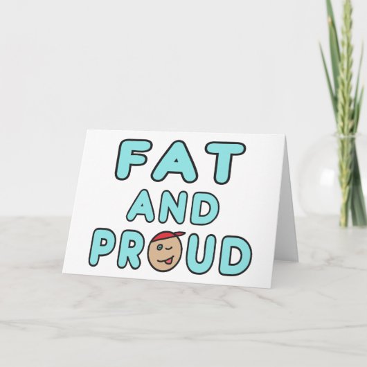 脂肪誇りを持ったと カード (正面)