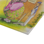 脂肪質のカバのゴルフ カッティングボード (角)