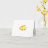 脂肪質のカボチャ カード (黄色い花)