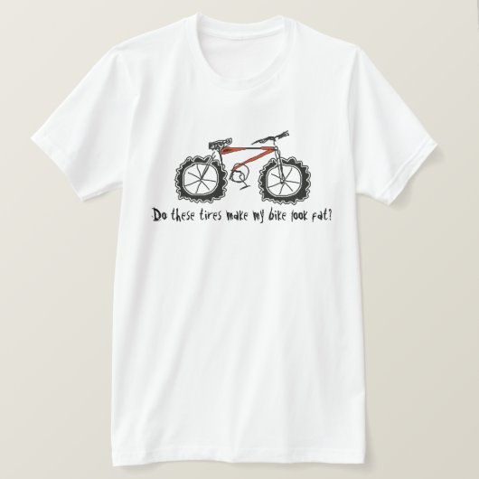 脂肪質のバイクのワイシャツ Tシャツ (デザイン正面)
