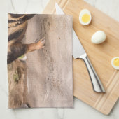 脂肪質のブタ キッチンタオル (四つ折り)