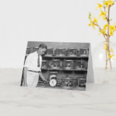 脂肪質のラット、20年代 カード (黄色い花)