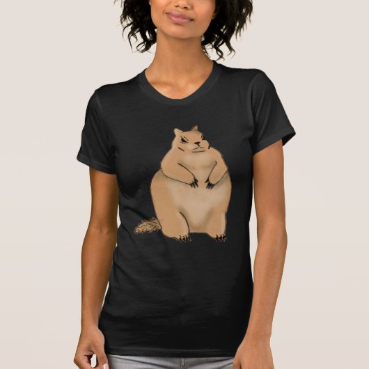 脂肪質のリス Tシャツ (正面)