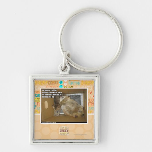 脂肪質のルームメイト キーホルダー (正面)