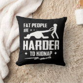 脂肪質の人々は体重の損失を誘拐して困難です クッション (ブランケット)