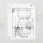 脂肪質の人の原爆 ポストカード (正面/裏面)