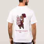 脂肪質の女の子のケーキ、Fredericksburg、VA Tシャツ (裏面)