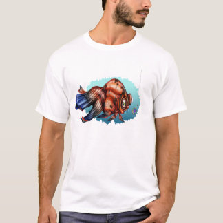 脂肪質の金魚 Tシャツ
