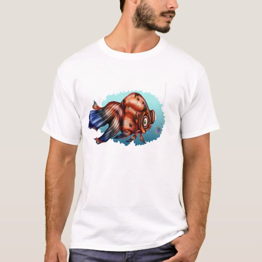 脂肪質の金魚 Tシャツ (正面)
