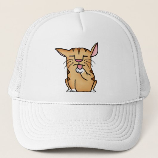脂肪質猫 キャップ (正面)