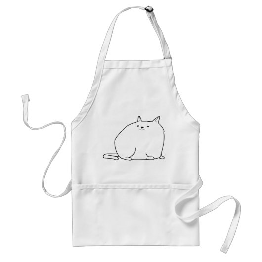 脂肪質猫 スタンダードエプロン (正面)