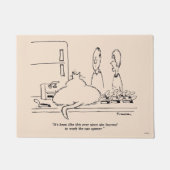 脂肪質猫 ドアマット (正面)