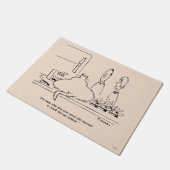 脂肪質猫 ドアマット (アングル)