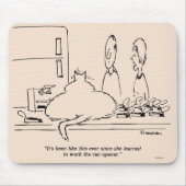 脂肪質猫 マウスパッド (正面)