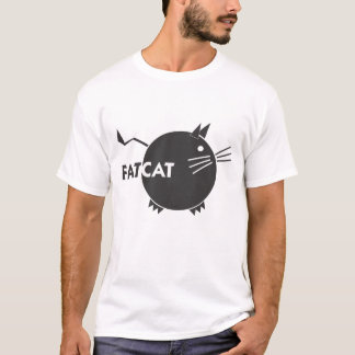 脂肪質猫 Tシャツ