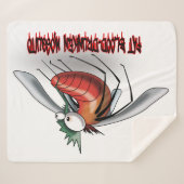 脂肪飲用の蚊 シェルパブランケット (正面(横))