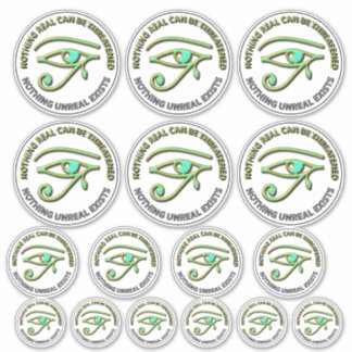 脅し実在ても無い シール