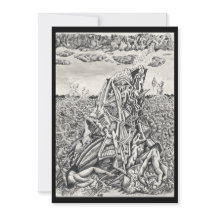 脅迫、インクスケッチフラットカード