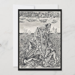 脅迫、インクスケッチフラットカード