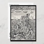 脅迫、インクスケッチフラットカード (正面/裏面)