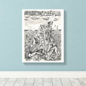 脅迫、Brian Benson著 キャンバスプリント (インサイチュ (ウッドフロア))