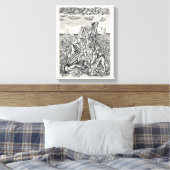 脅迫、Brian Benson著 キャンバスプリント (インサイチュ (寝室))