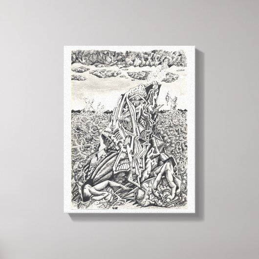 脅迫、Brian Benson著 キャンバスプリント (正面)