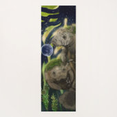 脆弱なバランスマネーテ  ヨガマット (裏面)