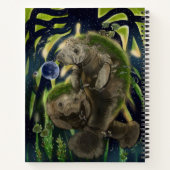 脆弱なバランス管理スケッチブックノートブック ノートブック (裏面)