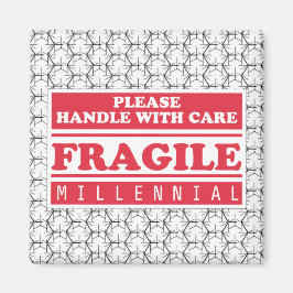 脆弱なミレニアル世代、バブルラップ気に付きハンドル マグネット