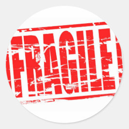 脆弱な赤ゴム印紙効果 ラウンドシール