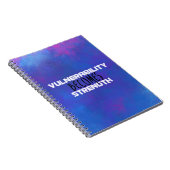 脆弱性が強度タイポグラフィ抽象芸術 ノートブック (右側)