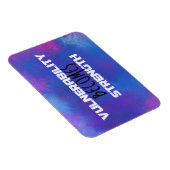 脆弱性が強度タイポグラフィ抽象芸術 マグネット (右側)