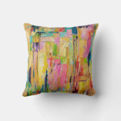 脆弱性道のMaryLeaハリスの芸術の枕 クッション (裏面)